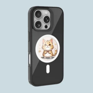 Magnetic NFC E-Ink iPhone Case black